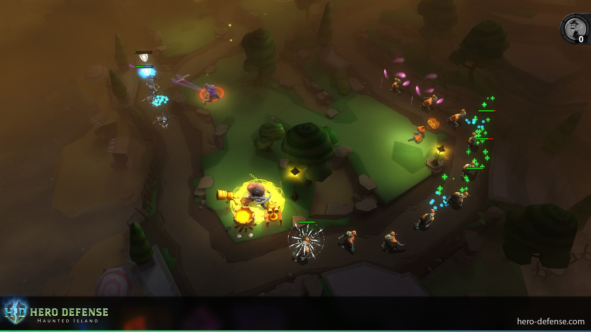 Hero Defense - Haunted Island